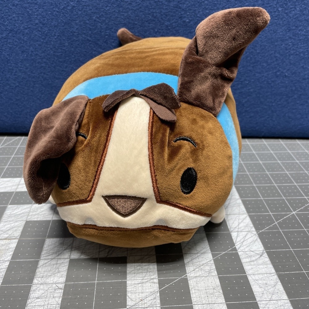 Bun Bun 2021 Stacking Plush English‎ Bulldog Brown Blue Collar